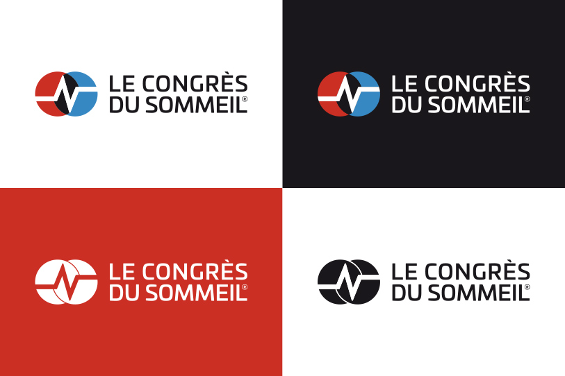 Le congrès du sommeil, communication, logo, identité visuelle, charte graphique, signalétique, programme, Sébastien Ripoll, graphiste, Bordeaux