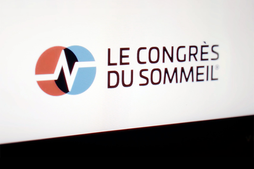Le congrès du sommeil, communication, logo, identité visuelle, charte graphique, signalétique, programme, Sébastien Ripoll, graphiste, Bordeaux