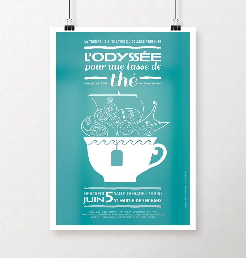 illustration affiche théâtre 2014
