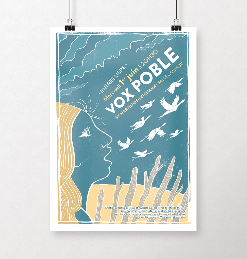 illustration affiche théâtre 2017