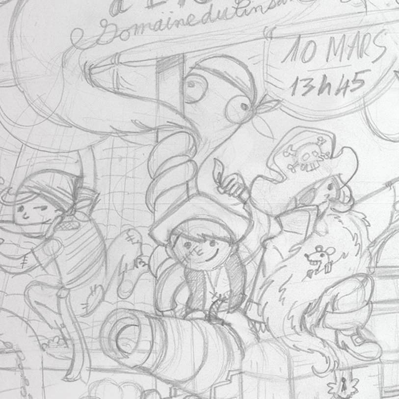 carnaval eysines 2018 - detail croquis